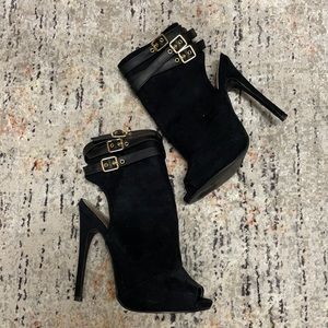 Black Heeled Booties